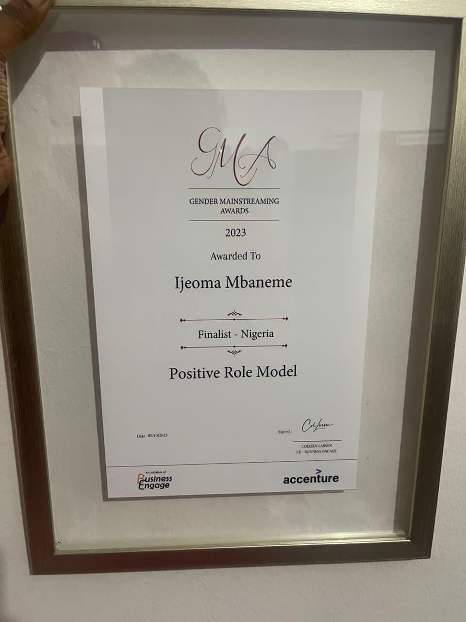 Award Recognition
